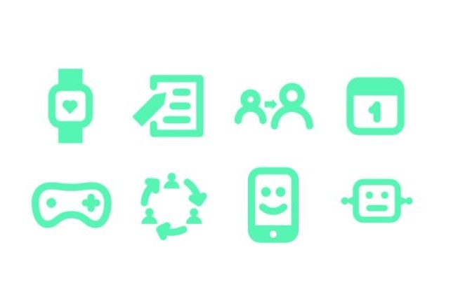 Wish List Icons - green icons